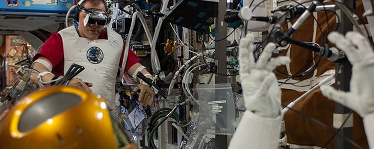NASA astronauts performed the first teleoperation of a humanoid robot with PTI's VZ4050 Tracker!